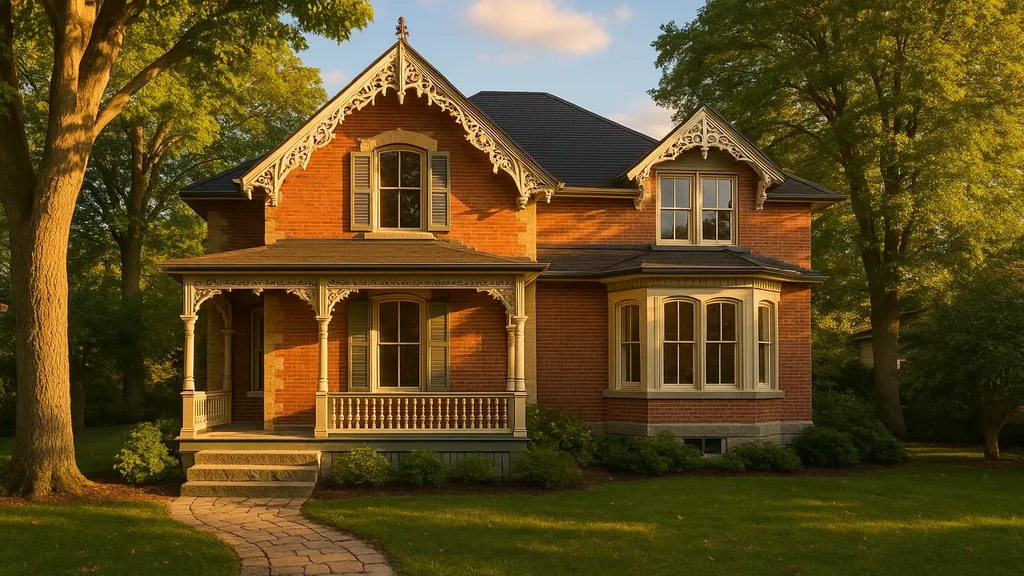 Beautiful Victorian-era heritage home in Niagara-on-the-Lake with period architectural details