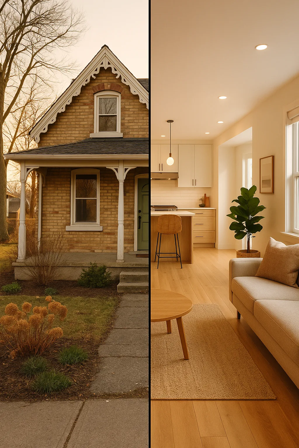 Well-maintained Niagara Region family home with curb appeal — renovation vs. moving cost comparison for St. Catharines homeowners