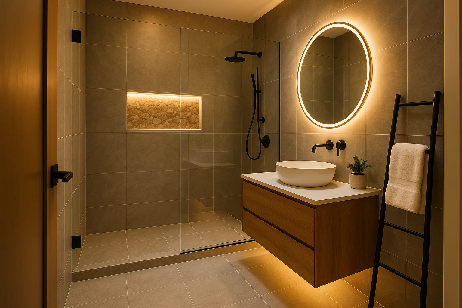 Luxury Spa Ensuite — after renovation by JVR Complete